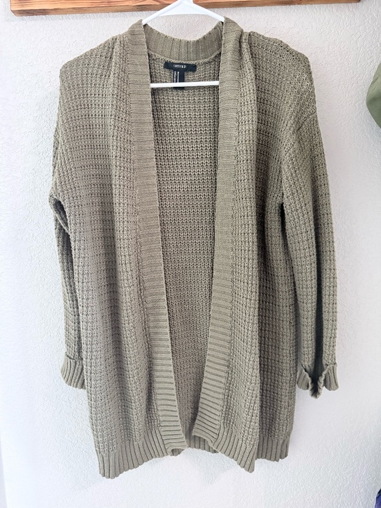 Forever 21 Sweaters - Green Cardigan